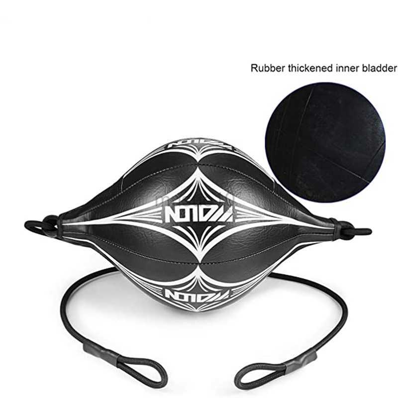 Punching Balls PU Double End Punching Ball Pear Boxing Bag Training Reaction Speed Fitness Sports Equipment for Gym MMA Boxing Sports Punch Bag HKD230