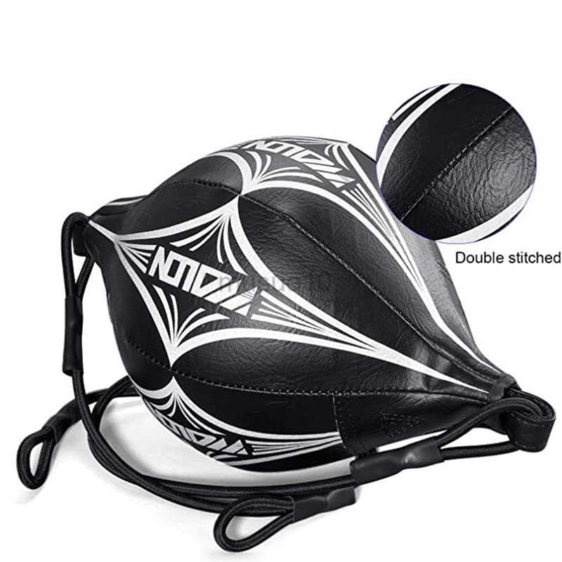 Punching Balls PU Double End Punching Ball Pear Boxing Bag Training Reaction Speed Fitness Sports Equipment for Gym MMA Boxing Sports Punch Bag HKD230