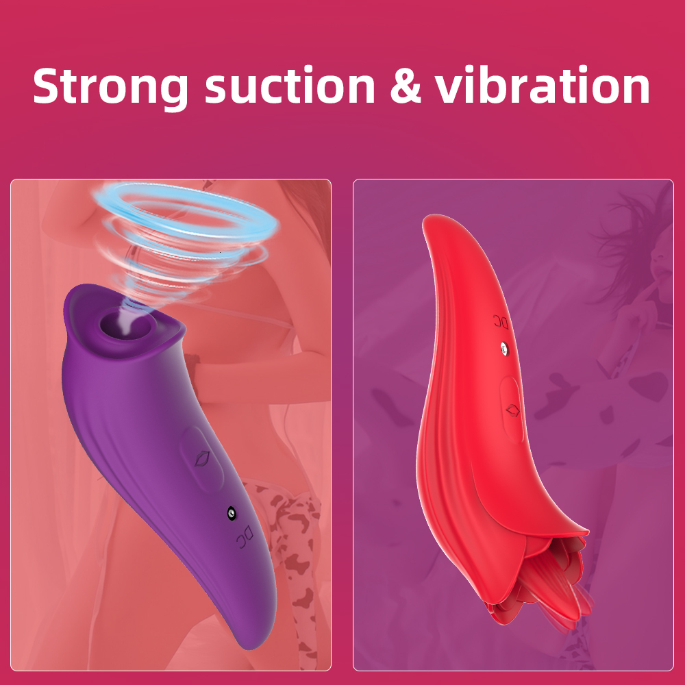 Vibrators Strong labia suction cup licking vibrator Electric massager Female teaser stimulator Vaginal toy tongue 230719