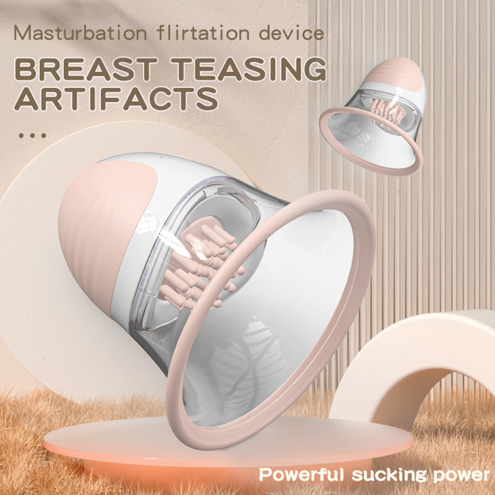 Adult Toys Nipple sucker stimulation massager with 10 vibration rotation modes suitable for adult Sex toy of female couples breast 230719
