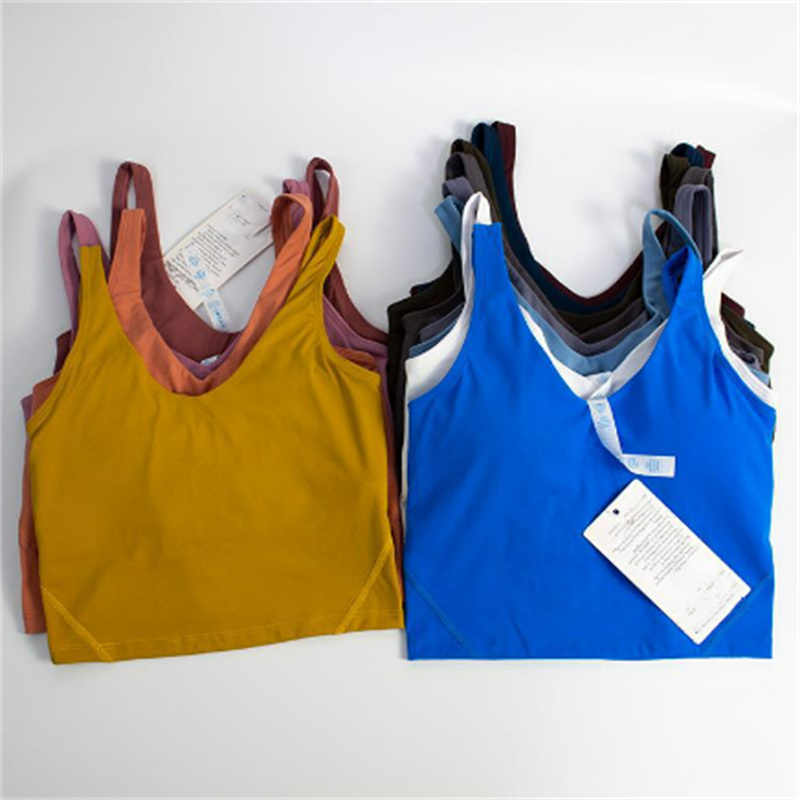align sports bra tank top u bra sports underwear gym clothes yoga outfit quick dry women casual running nude tight sports bra fitness underwear vest sport underwear