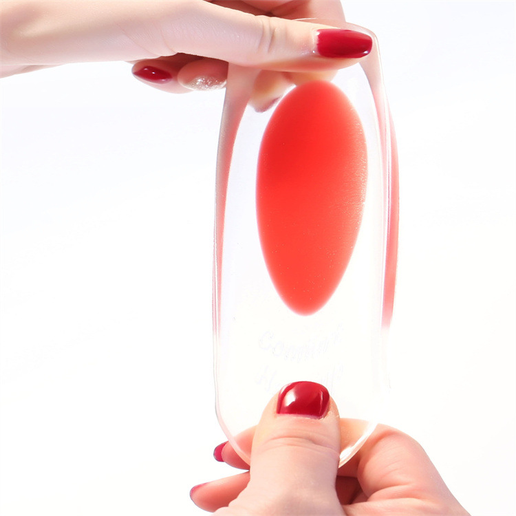 Soft Silicone Gel Insoles For Heel Spurs Pain Foot Cushion Foot Massager Care Half Heel Insole Pad Height Increase Plantillas De Gel De Silicona Suave