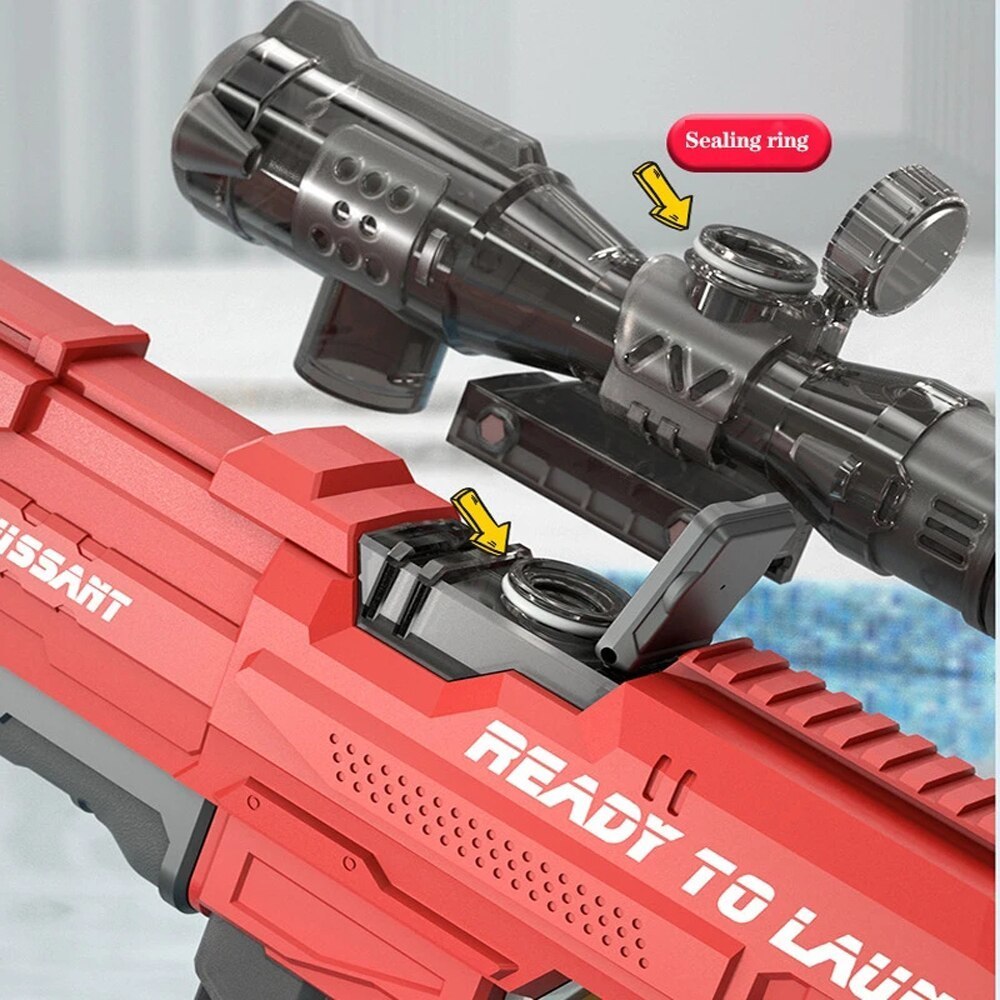 Sand Play Water Fun Full Automatic Electric Gun High Tech Soaker Guns Large Capacity Summer Pool Party Beach Outdoor Toy for Kid 230719