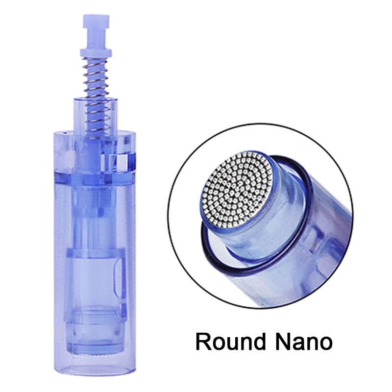 50 Pcs 9/12/24/36/42 pins Nano Needle MTS Cartridges For Electric Derma Pen Auto Microneedling System Skin Care Meso Therapy Dr.pen A1