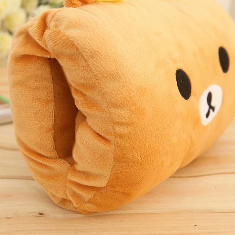 Plush Pillows Cushions 1pcs Cartoon AnimalFruit Hand Warmer Soft Kids Pillow Home Comfort BearPandaStrawberry Nap Cushion KidParty Game Gifts 230719