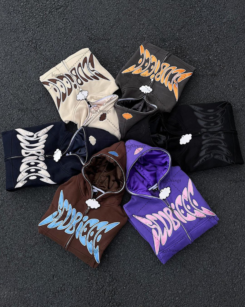 Women's Hoodies Sweatshirts Gothic Sweatshirt Fashion European and American Y2K Hoodies Autumn Winter Loose Style High Street Style Men and Women