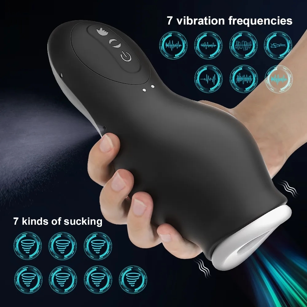 Masturbators Male Automatic Sucking Vagina Pussy Masturbation Cup Hands Free Real Blowjob Masturbator Adult Sex Toys For Men 18 230811 - view 4