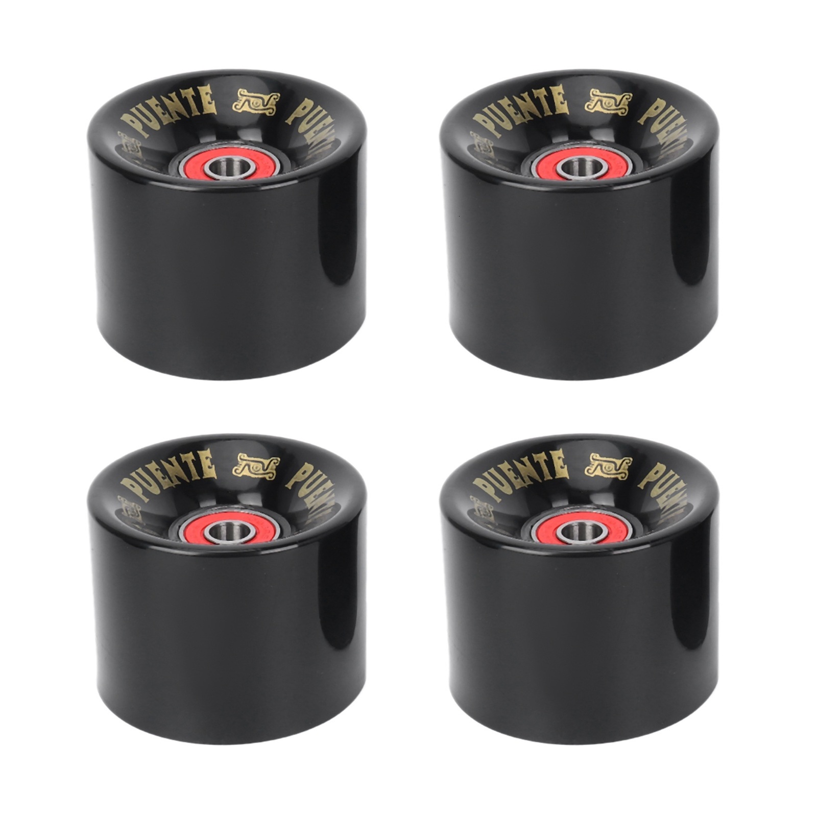 Sports Gloves PUENTE 4Pcs Set Cruiser Skateboard Wheels PU Long Board with ABEC 9 Bearings 230720