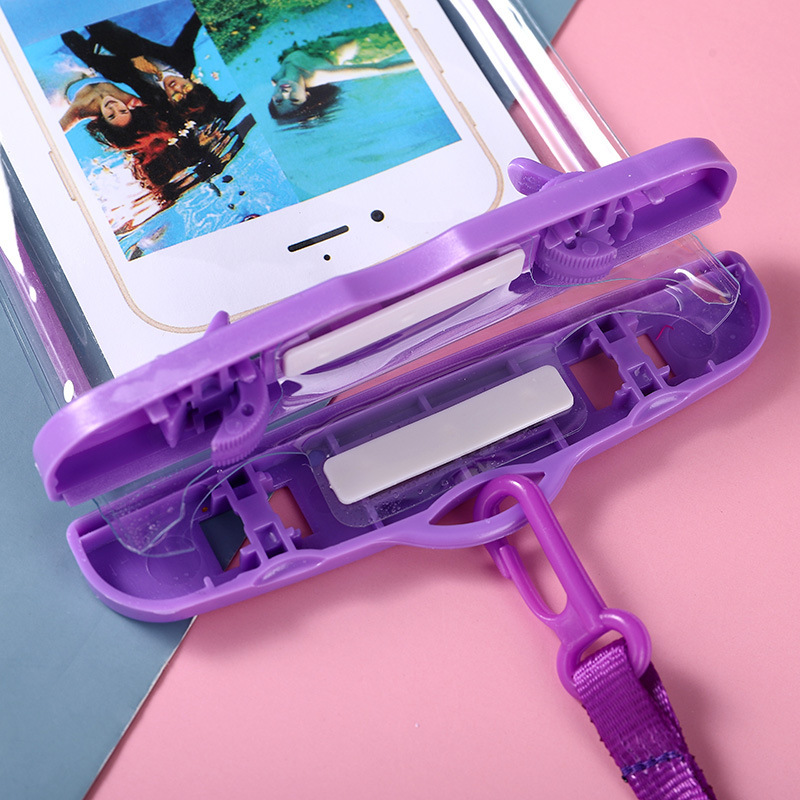 Noctilucent PVC Universal Swimming Waterproof Bag For Phone Transparent Touch Screen For iPhone 11 12 13 14 Xiaomi Redmi Samsung Phone Cases