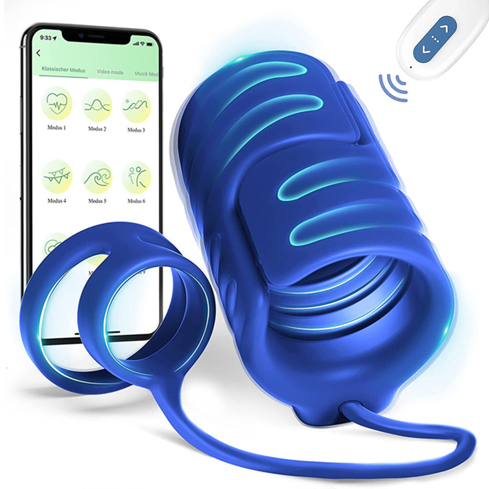 Masturbators Hannibal Delay Ejaculation adult toys Trainer Vibrator Double Rooster Ring Sex Toy Male Masturbation Device Glans Stimulation Massage 230719