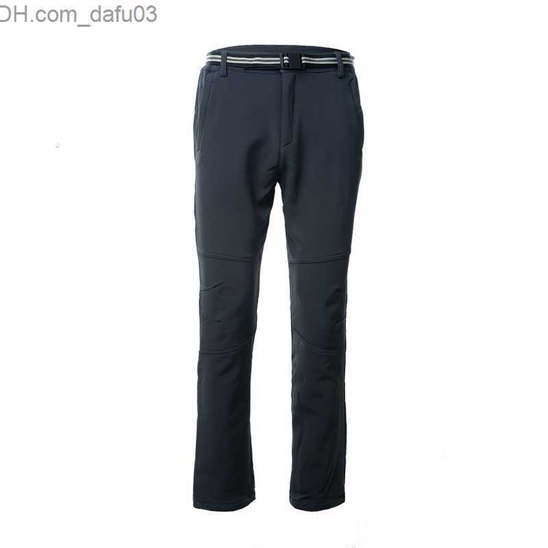 Men's Pants Autumn Winter Hiking Mens Pants Softshell Fleece Outdoor Trousers Waterproof Snow Gym Pants Trousers Male Plus Size High Quality SH19