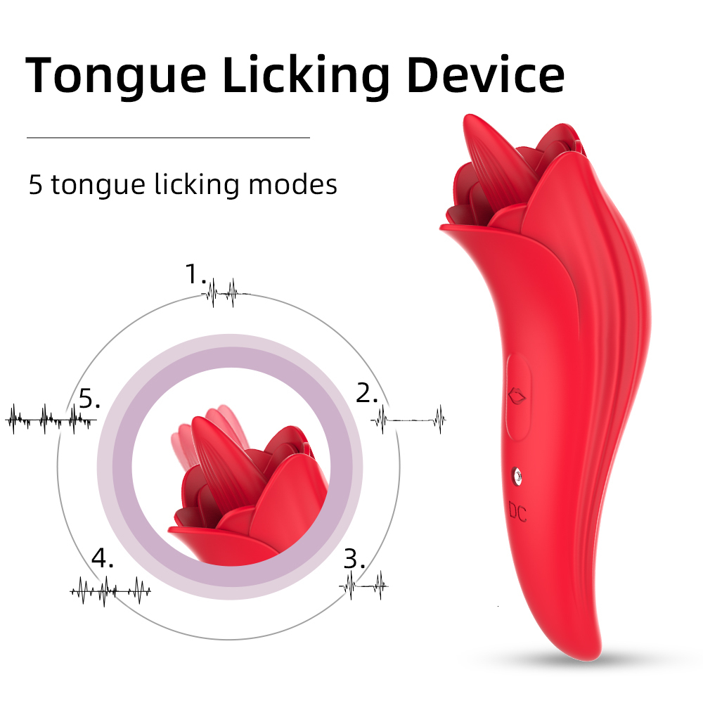 Vibrators Strong labia suction cup licking vibrator Electric massager Female teaser stimulator Vaginal toy tongue 230719