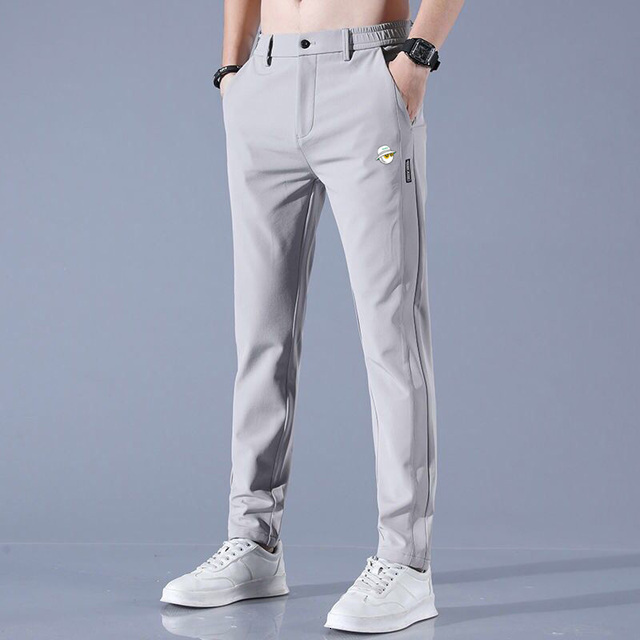 Men's Pants 2023 Springsummer Golf Embroidered Ball High Quality Elastic Fashion Casual Breathable 230720