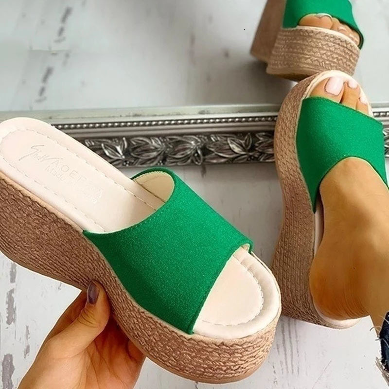 Sandals Fashion Summer Womens PeepToe Shoes Woman HighHeeled Platfroms Casual Wedges For Women High Heels 230720