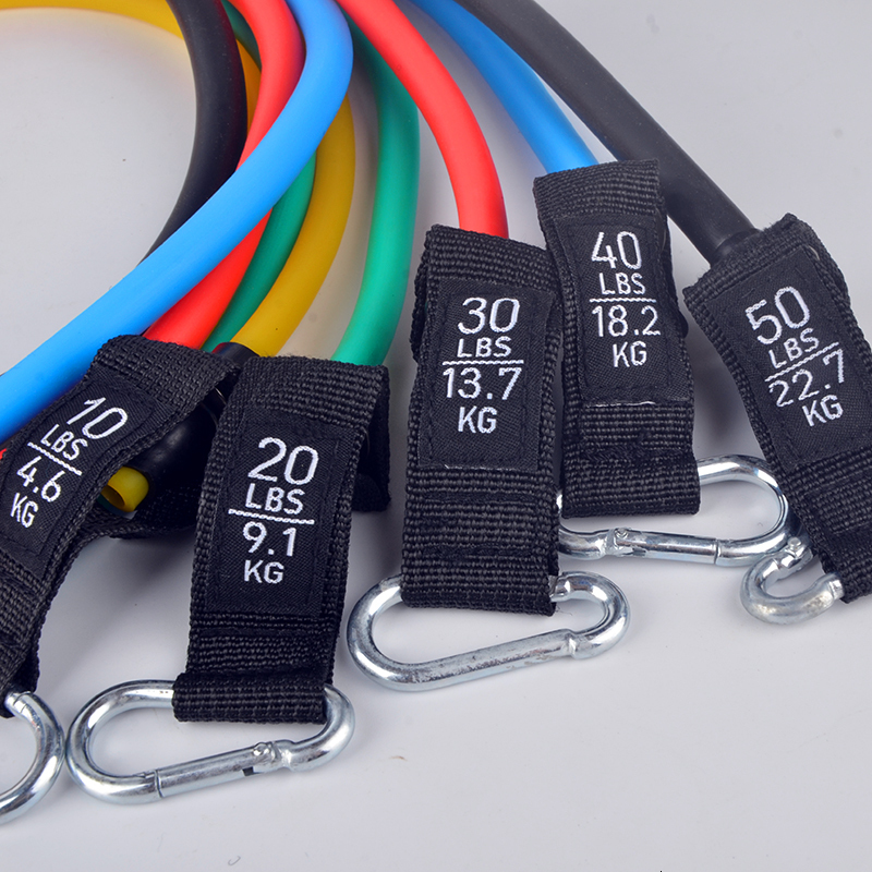 Resistance Bands 12PCS Set Bodybuilding Home Gym Equipment Professional Training Weight Fitness Elastic Rubber Expander 230720
