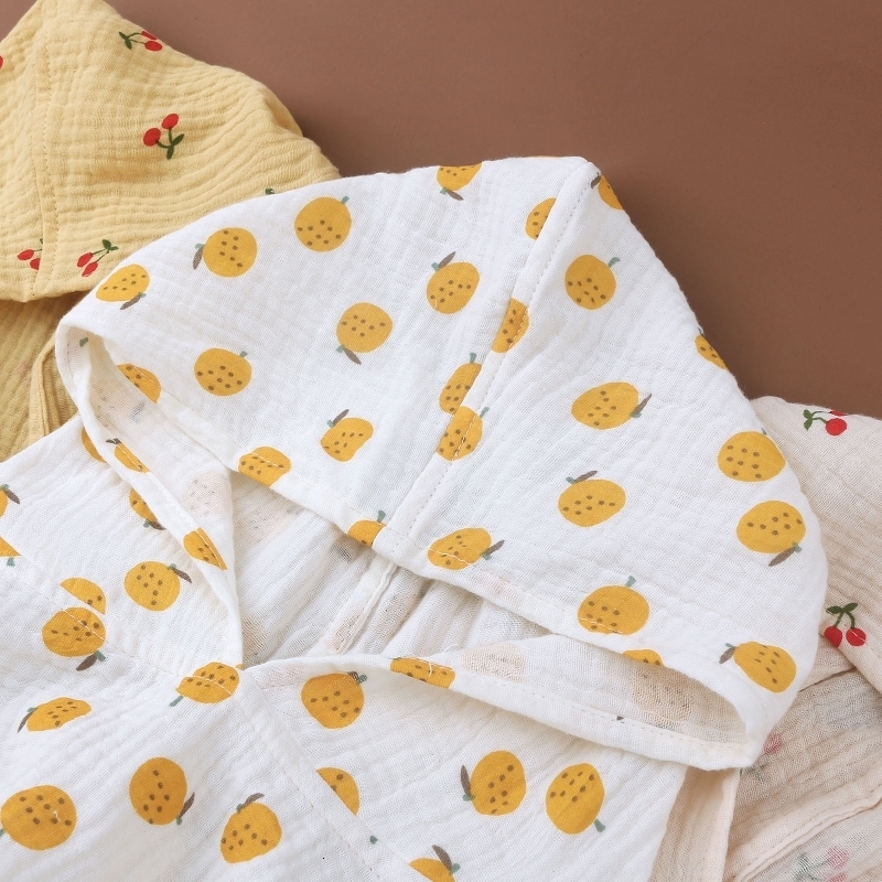 Gift Sets Pure Cotton Baby Towel Solid Color Muslin Hooded Bath Kids born Swim Beach Bathrobe Quick Dry Facecloth Stuff 230719