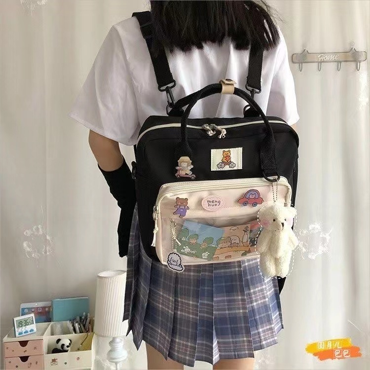 School Bags Japanese Style For Teenage Girls Preppy Tote Bag Nylon Backpack Women Shoulder Mochila Feminina Bagpack Sac 230720