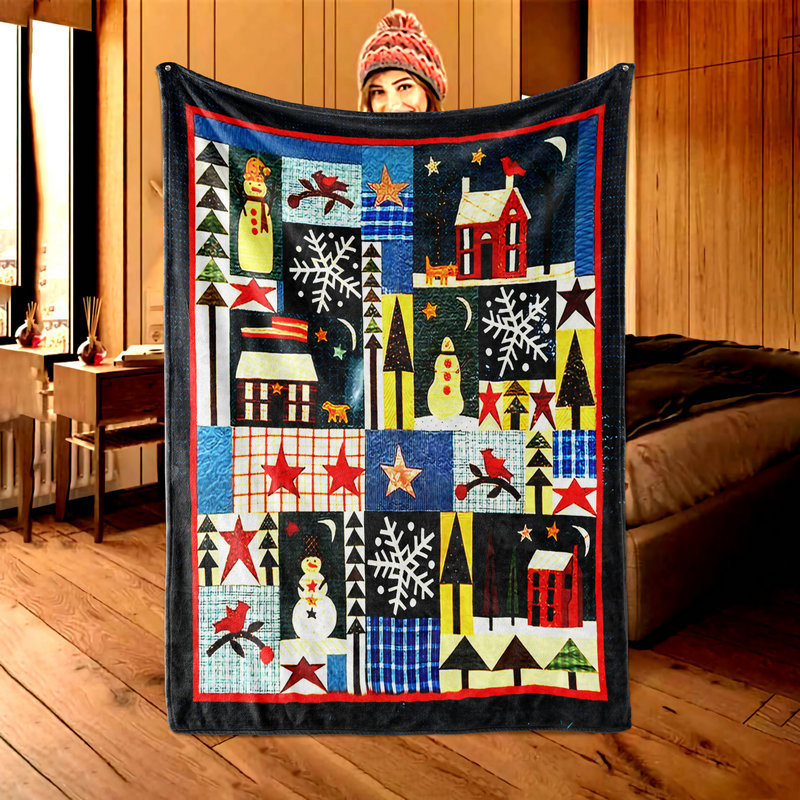 Blankets Swaddling Christmas Halloween Pattern Flannel Throw Blanket Soft Warm Cozy for Sofa Bed Decor Blanket Kid Adult Festival Gift Home Bedroom 23