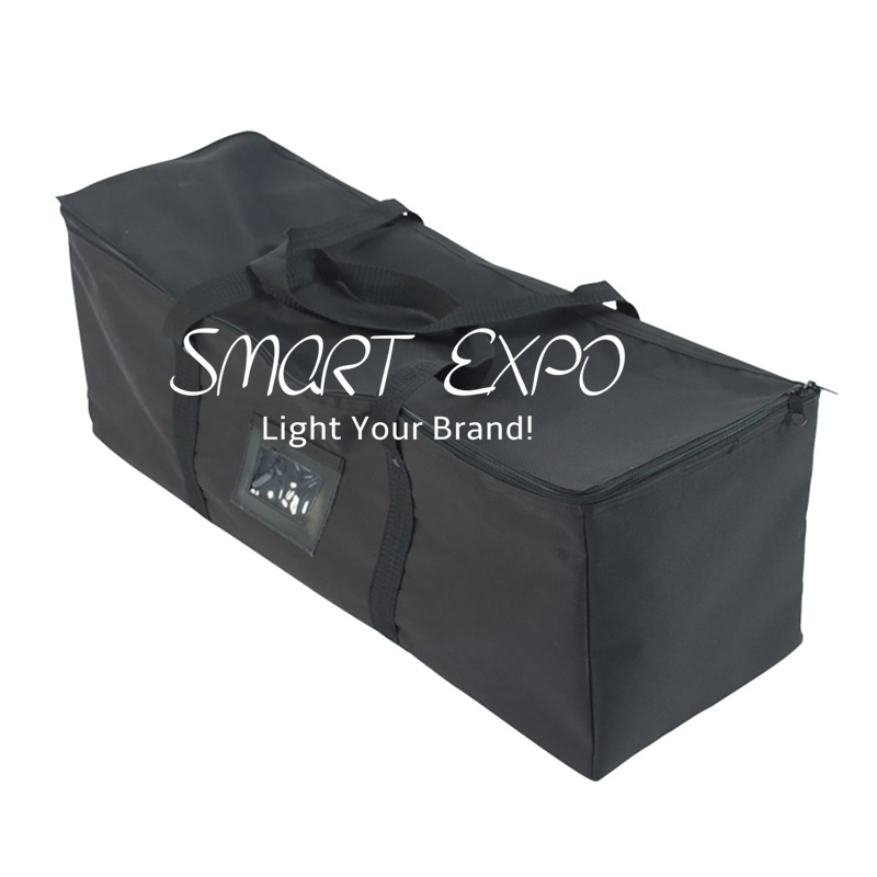 Arch Trade Show Booth with Shelving and Counter for Branding Display