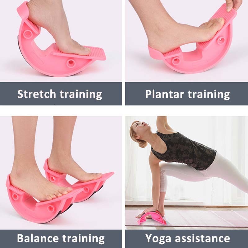 Resistance Bands Foot Rocker Calf Ankle Stretch Board for Achilles Tendinitis Muscle Stretcher Yoga Fitness Sports Massage Pedal 230720