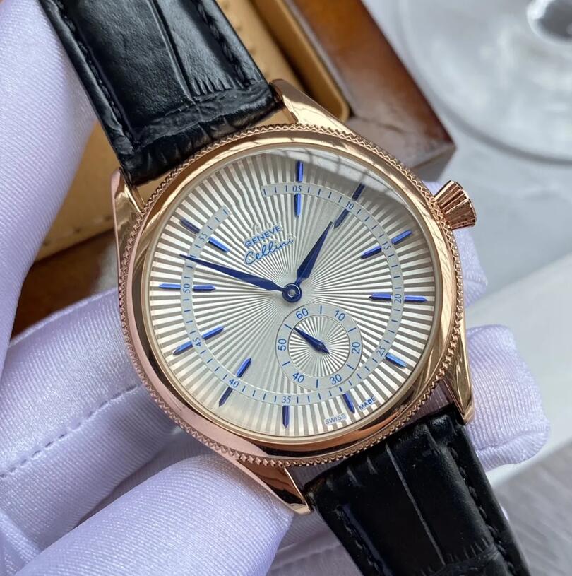 2023 High quality mens Cellini watches quartz movement pilot watch all dial work chronometre wristwatch leather strap stainless steel case clock montre de luxe