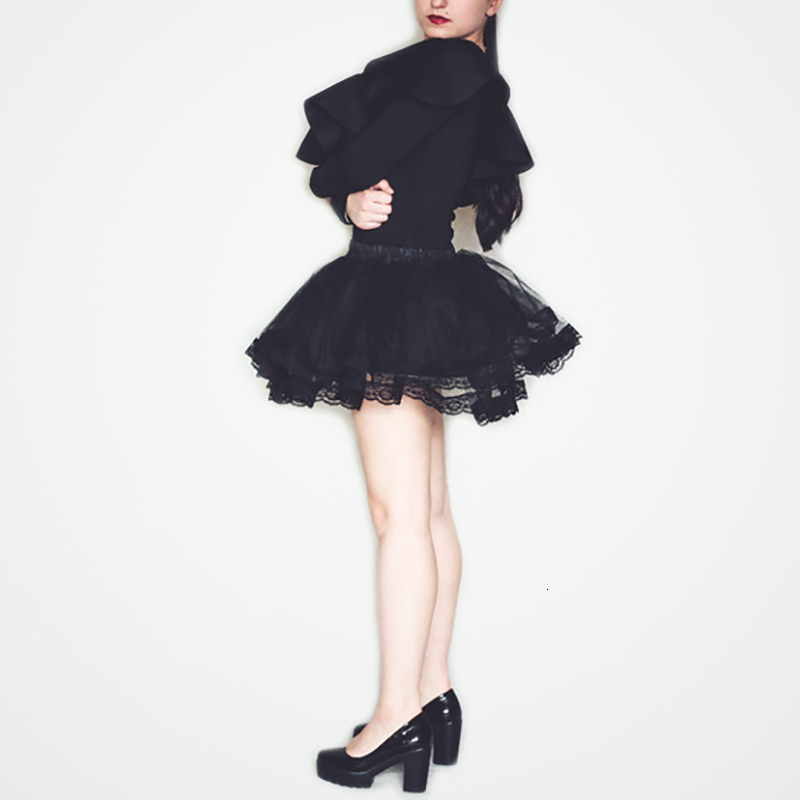 Skirts Short Petticoat For Wedding Bud Vintage Tulle Crinoline Mini Underskirt Rockabilly Swing Tutu Skirt Slip 230720