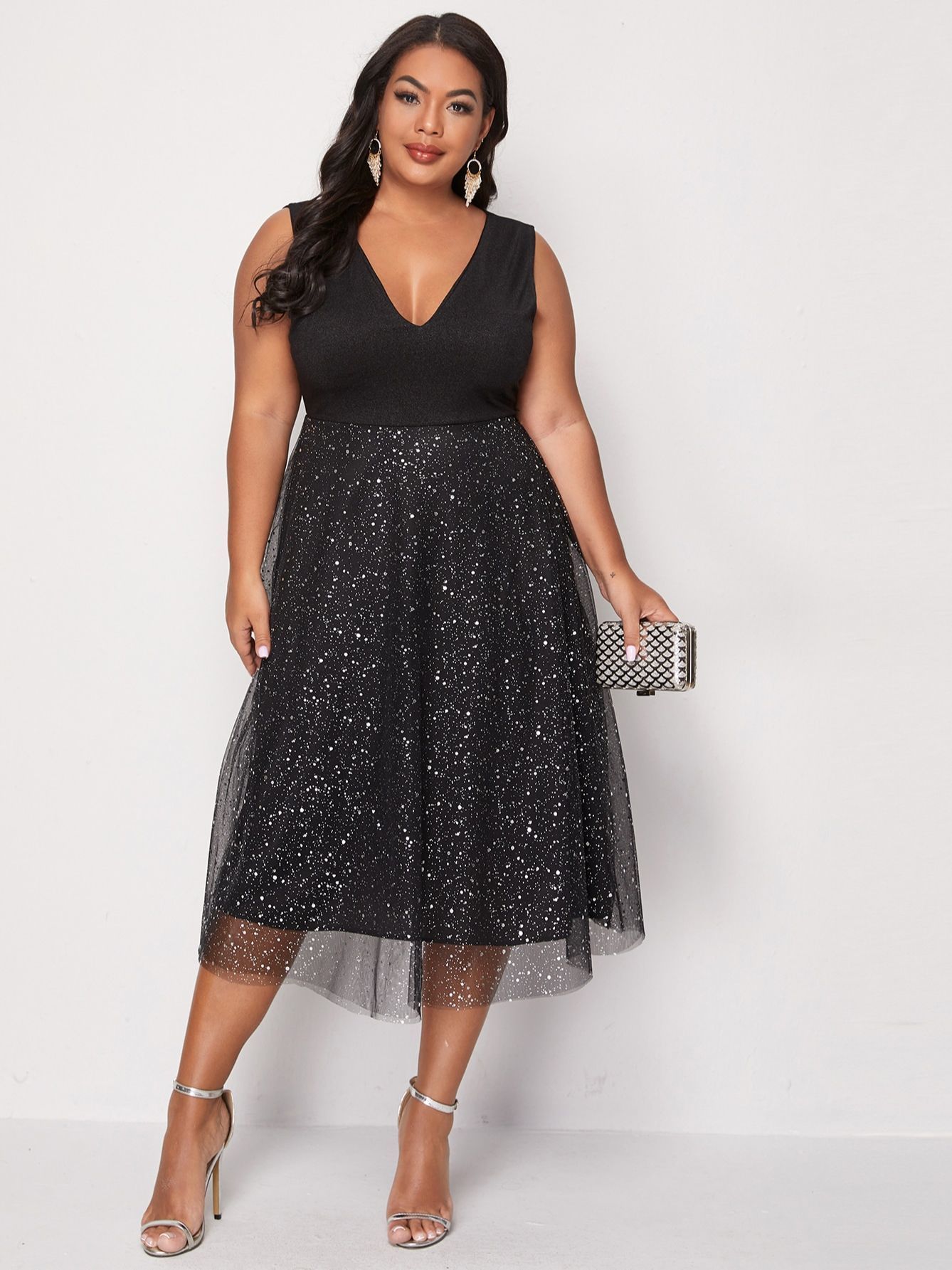 Plus size Dresses Plus Size 4XL Dress for Women Blue Elegant Midi Curvy Chiffon Clothing Summer Autumn Ladies Cocktail Evening Party Dresses 230720