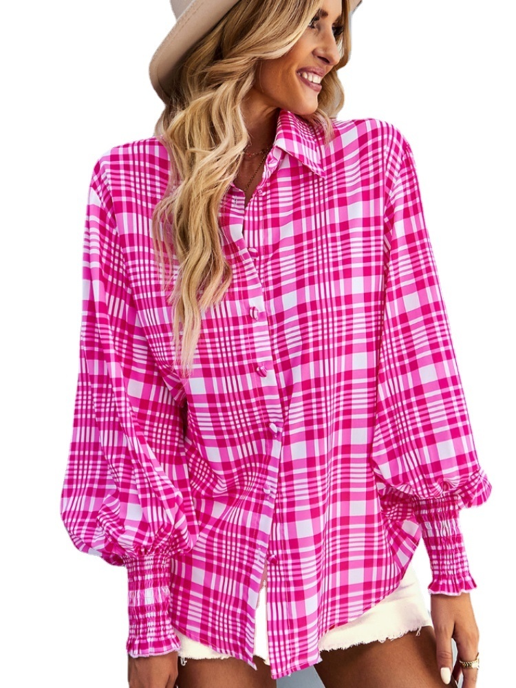 Women's T-Shirt Women Long Sleeve Cardigan Printed Tops 230720