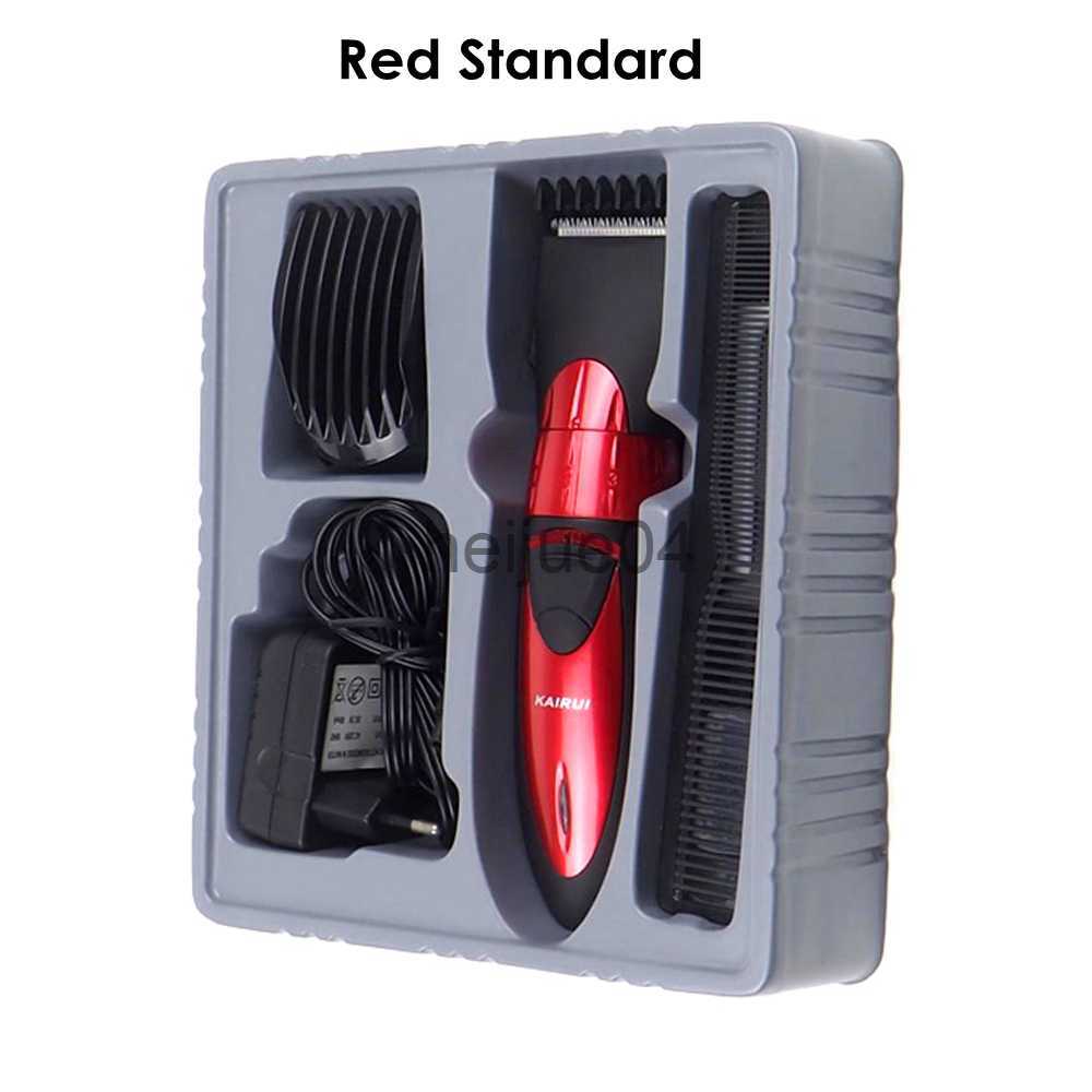 Clippers Trimmers Kairui HC001 Electric Hair Clipper Washable Rechargeable Hair Trimmer Beard Razor for Men Haircut Shaver Hair Cutting hine x0728