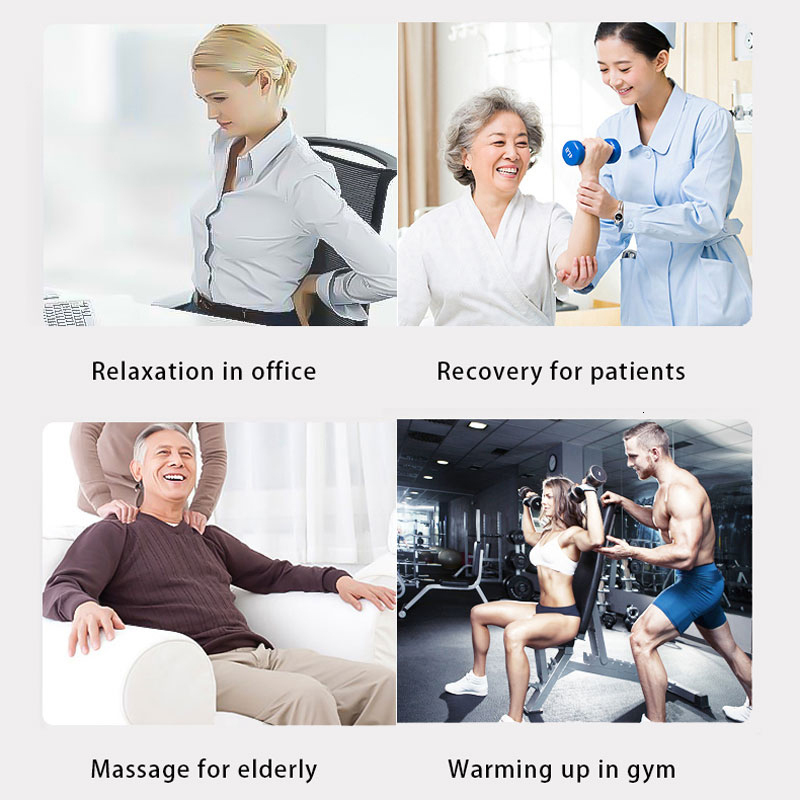 Full Body Massager Phoenix A2 Massage Gun Professional Vibration Massage Machine Electric Health Care Body Muscle Relief Pain Treatment Low Noise 4 He