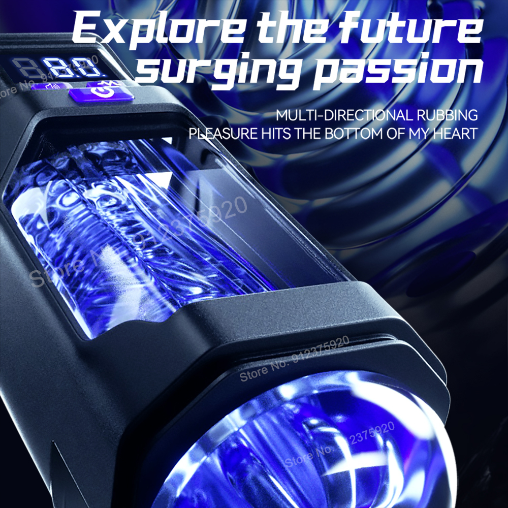 Masturbators Automatic Male Masturbator Cup Powerful Vibration Vagina Oral Pussy Masturbation Sex Toys for Men Goods for Adult Masturbator 230720