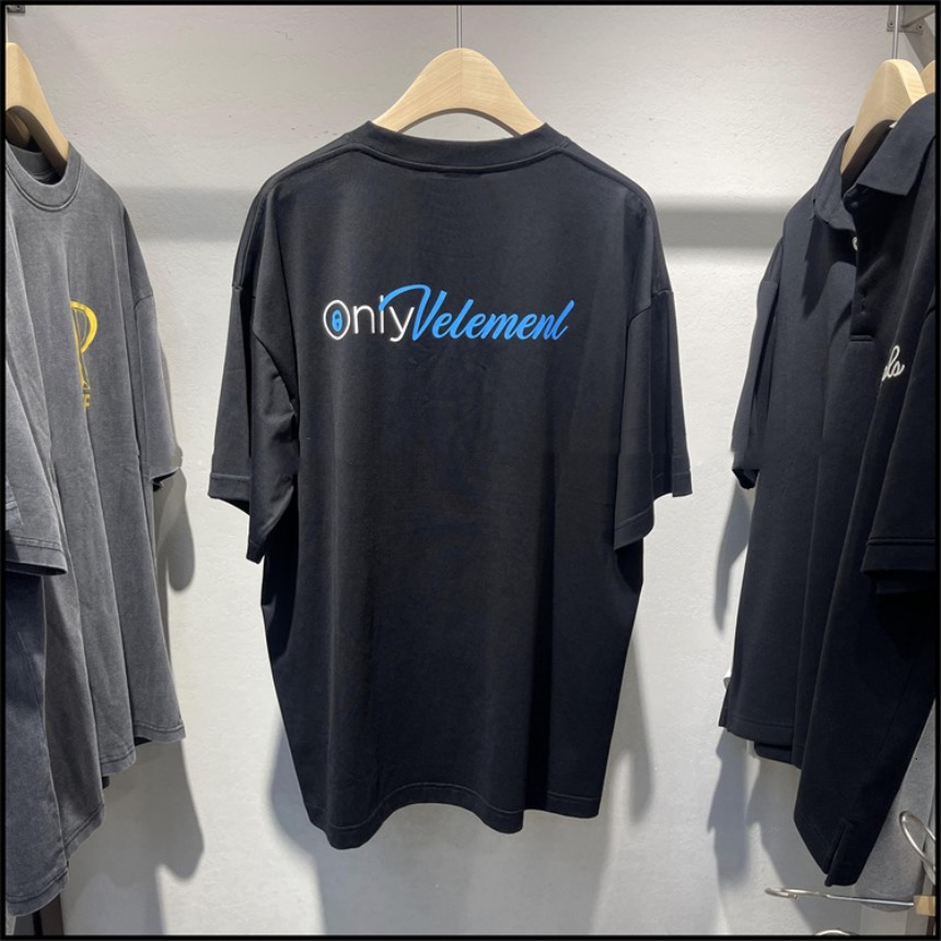 Mens TShirts Only Vetments Tshirt 1 Quality Large Top Tee 230720