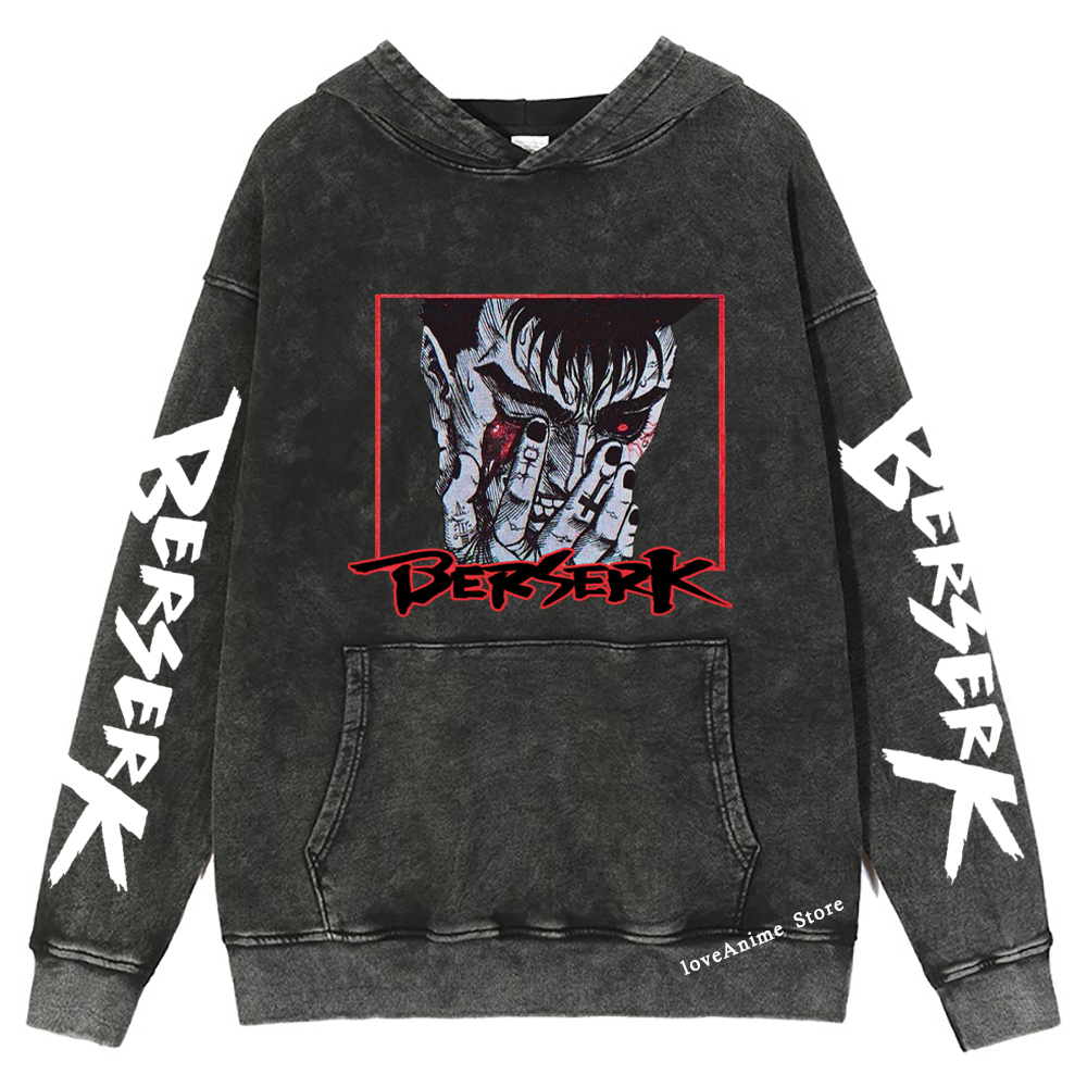 Men's Hoodies Sweatshirts Men Hoodie Retro Harajuku Long Sleeves Hip Hop Pullover Anime Clothing Y2k Streetwear 230720
