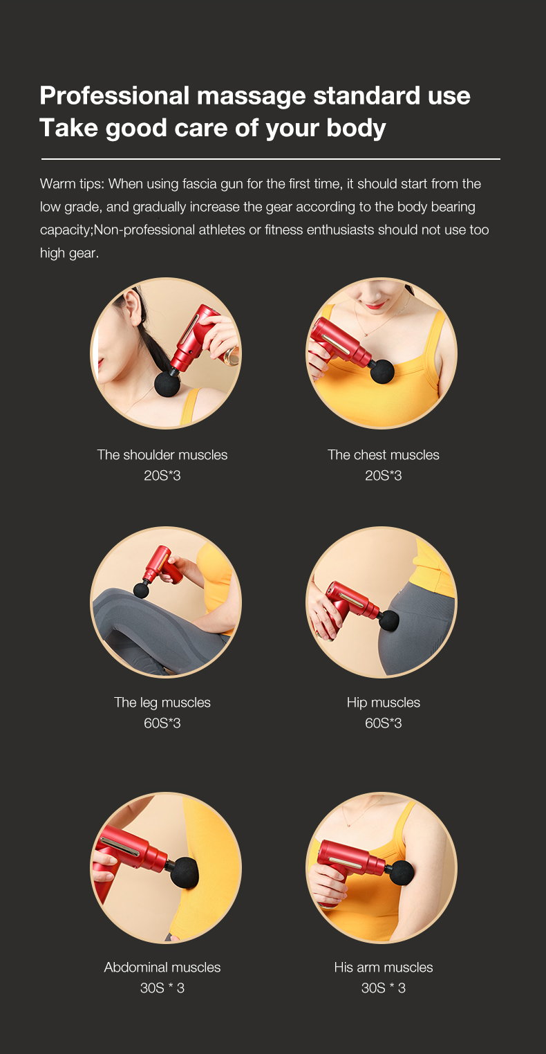 Full Body neck back pain gout relief deep muscle relaxation fitness weight loss single head massage 230720