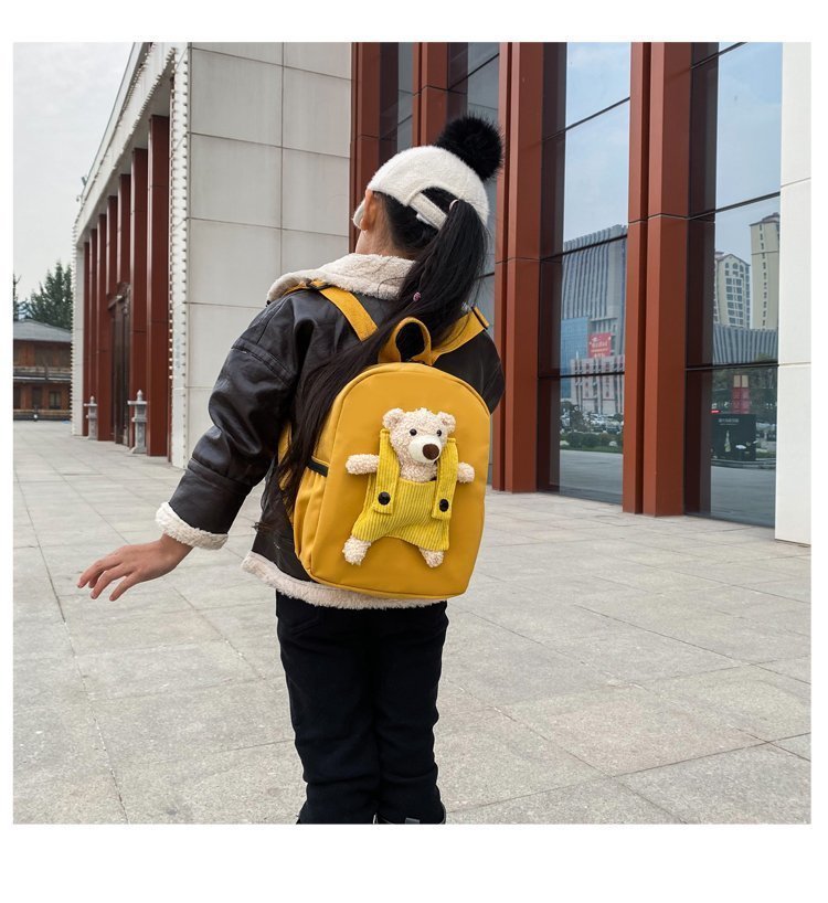 Backpacks Personalized Toddler Backpack Plush Bear Preschool Bag Kids Custom Name Backpack for Boys Girls Cute Mini Childs Bag Backpacks 230720