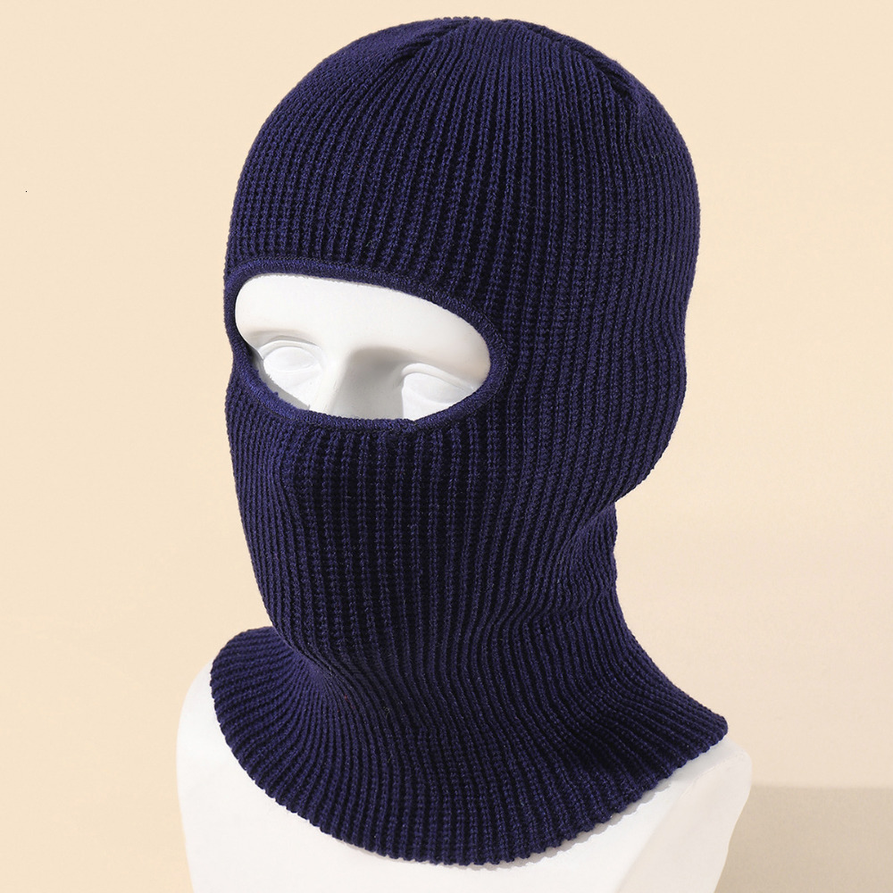 Cycling Caps Masks Candy Color Cute Full Face Cover Ski Mask Hat Bear Ear Balaclava Knitted Hats Outdoor Cycling Ear Protection Hat Beanies Hat Men 23