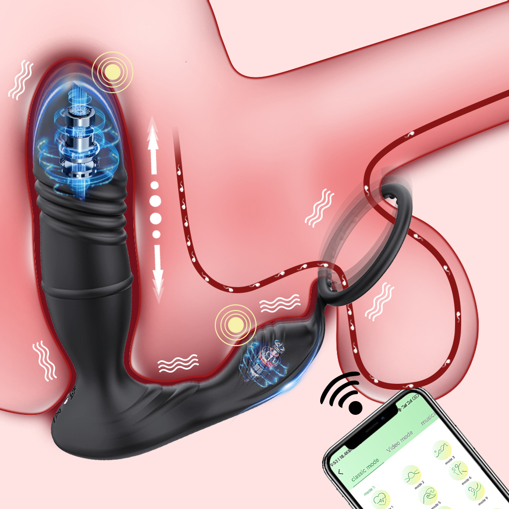 Vibrators Male stimulating prostate massager Bluetooth application vibrator male anal massager male anal massager 230720
