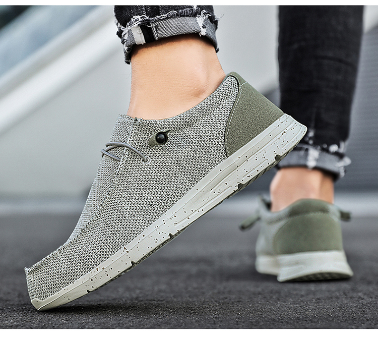 Men Dress Trend Canvas Fashion Boat Dude Deck Loafer Outdoor Casual Flat Shoes Beach Shoe Large Size 48 dh911463038