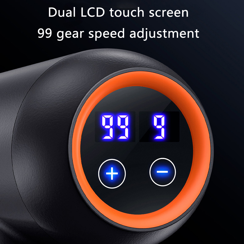 Full Body Massager Massage Gun Intelligent Hit Fascia Gun Electric Neck Massage Tool for Body Massage Relaxation Fitness and Muscle Relief 230720