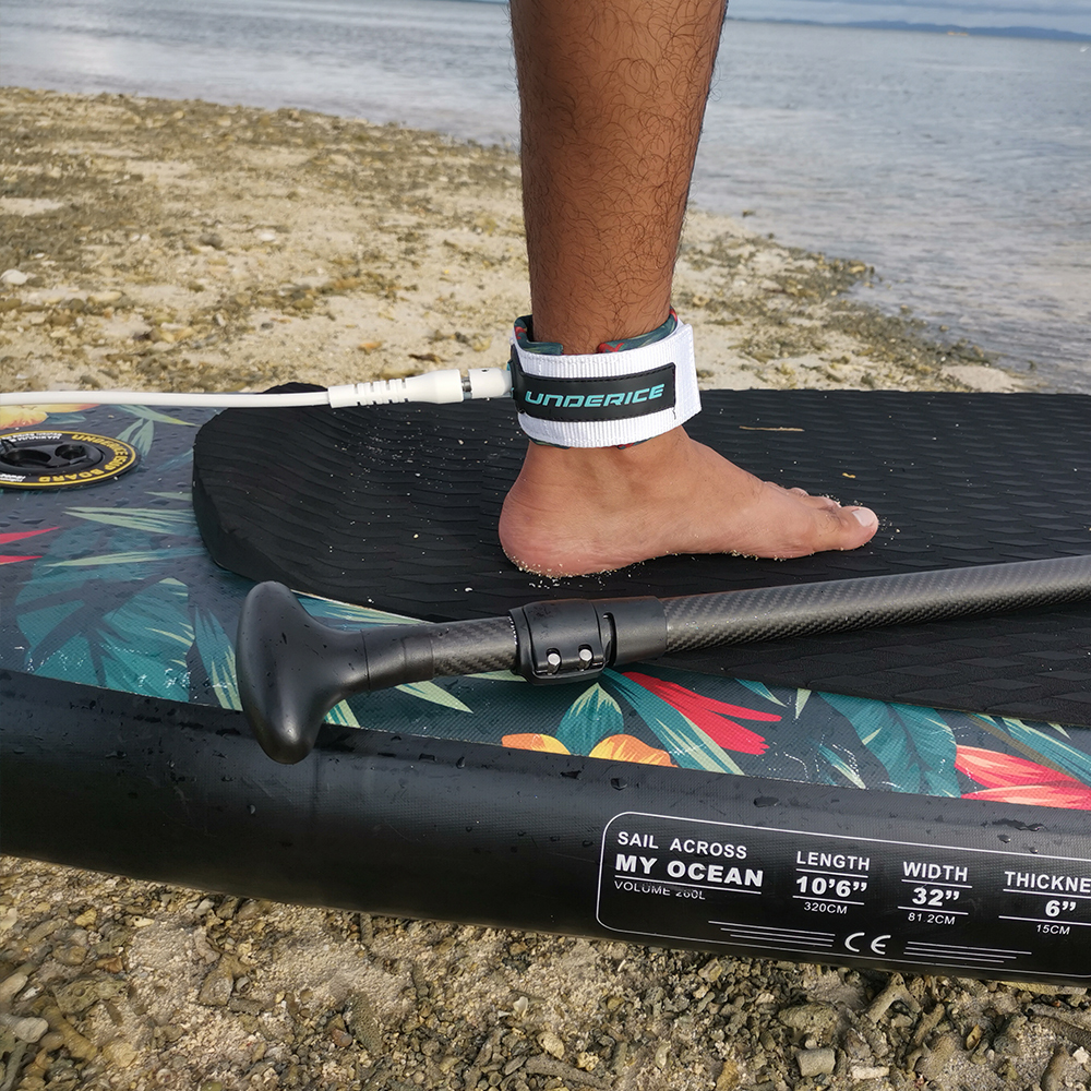Kayak Accessories SUP Board Leash Surf Paddle 7MM 11 10FT Surfboard Ankle Super Strong Webbing Leg Rope 230720
