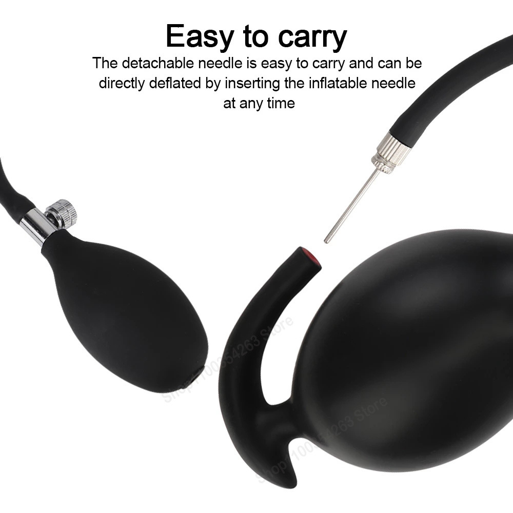 Anal Toys Super Big 15cm inflatable Buttplug silicone anal plug Prostate massage Anus Extender Dilatador Pump giant buttock plug sex toy 230720