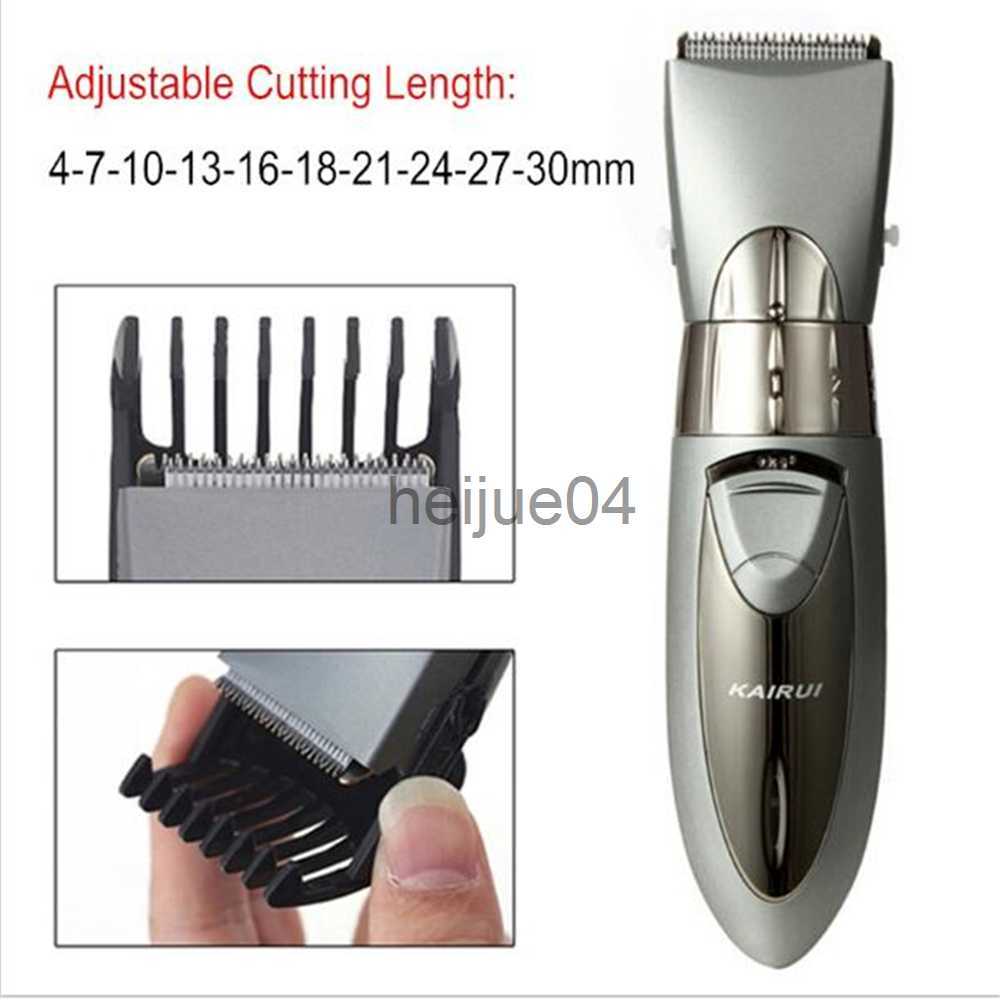 Clippers Trimmers Kairui HC001 Electric Hair Clipper Washable Rechargeable Hair Trimmer Beard Razor for Men Haircut Shaver Hair Cutting hine x0728