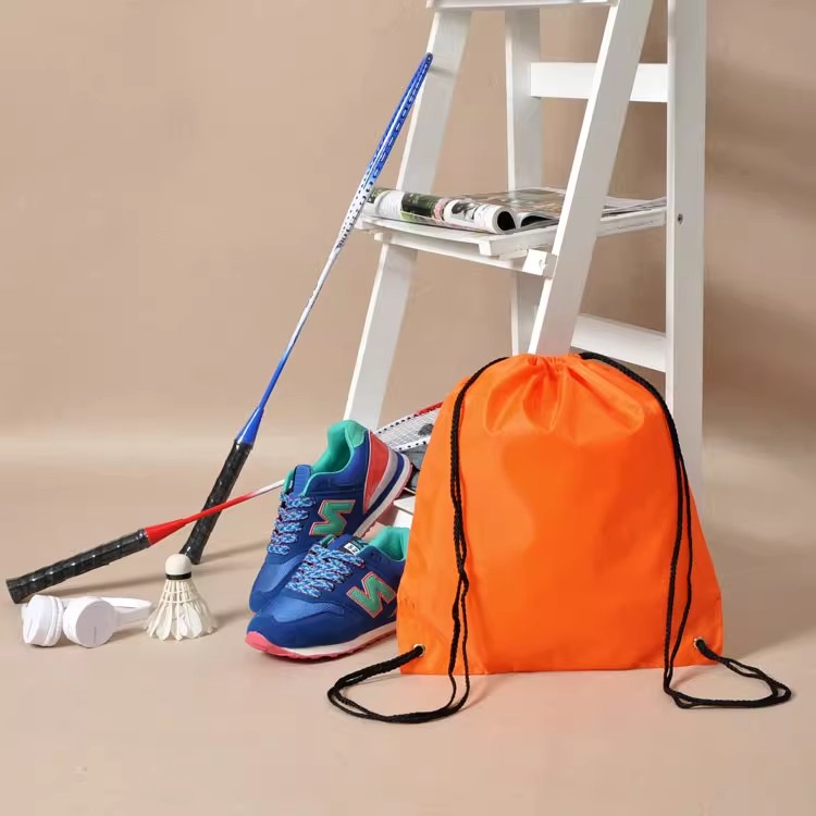 PT054,Premium School Drawstring Duffle Bag Sport Gym Swim Dance Shoe Backpack portable storage bag nylon student book bags