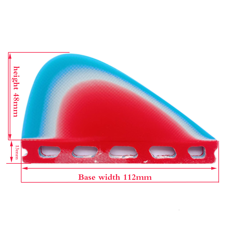 Kayak Accessories Surf Fins BiLong FCS Fin Knubster Centre Kneel Barbatanas de Red Azul central Surfboard wakeboard 230720