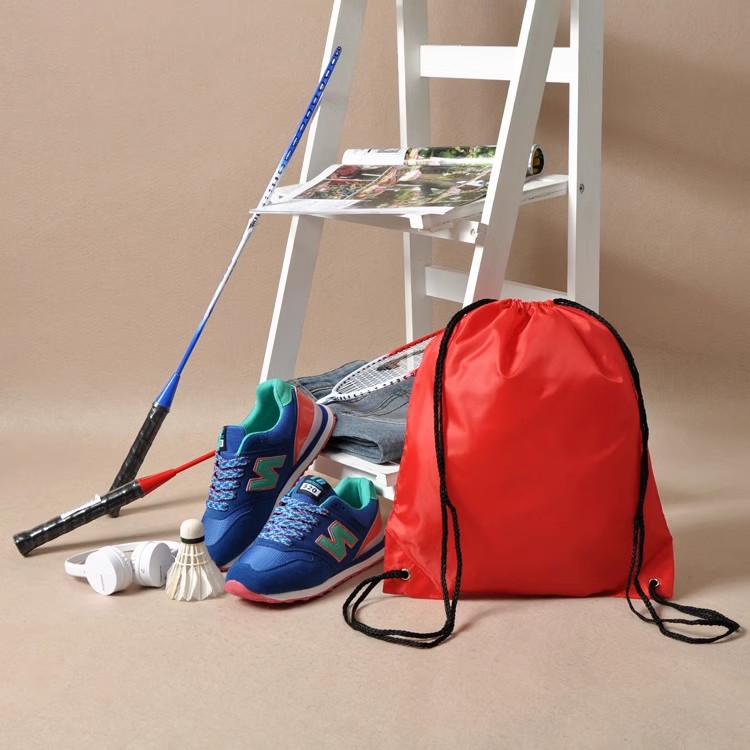 PT054,Premium School Drawstring Duffle Bag Sport Gym Swim Dance Shoe Backpack portable storage bag nylon student book bags