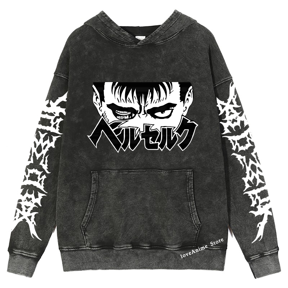Men's Hoodies Sweatshirts Men Hoodie Retro Harajuku Long Sleeves Hip Hop Pullover Anime Clothing Y2k Streetwear 230720