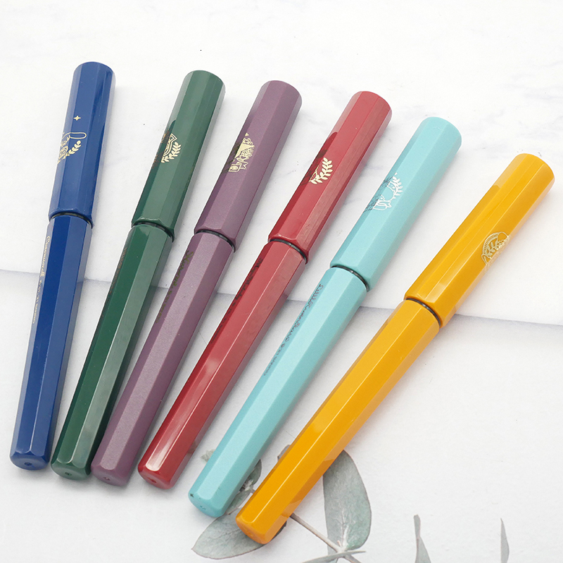 Gift Fountain Pens Japanese Platinum Small Meteor Pen Set Ink Absorber Ink Bag Gift 230720