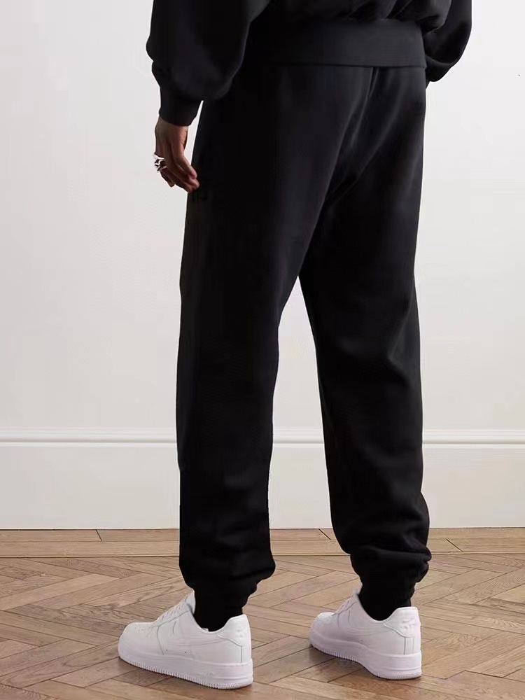 Men's Pants 2023 Spring and Autumn High Street Retro Line Long Drawstring Loose Casual Sports Sweatpants Quality 230720