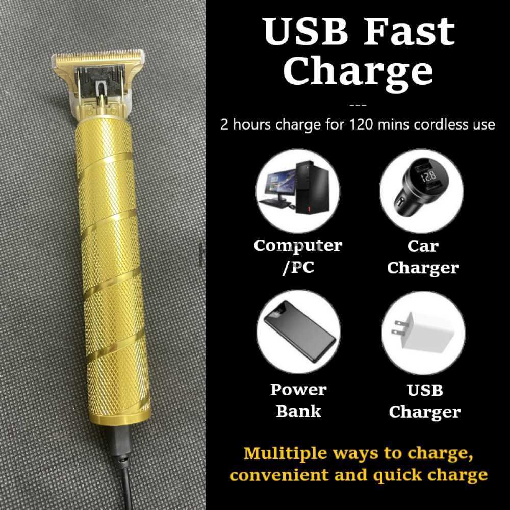 Clippers Trimmers Clipper Electric Hair Trimmer for men Electric shaver professional Men's Hair cutting hine Wireless barber trimmer x0728