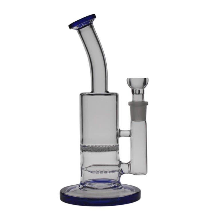 SAML 23-24cm Tall Heavy Glass Bong Hookahs Inline Perc Water pipes Honeycomb Bubbler joint size 14.4mm And 18.8mm PG3056